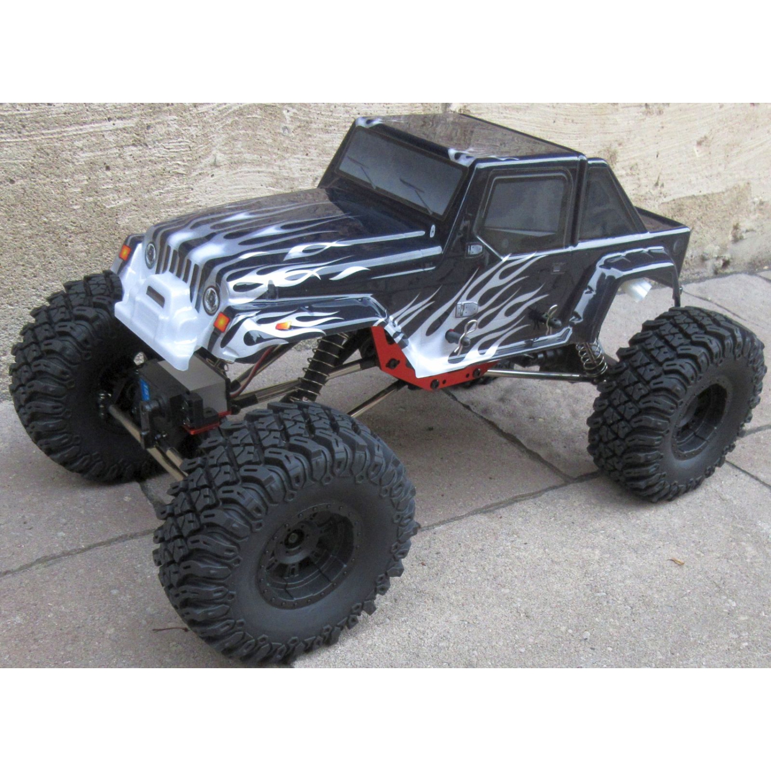 Camion téléguidé Rock Crawler Truck 1/10 à 4 roues motrices échelle 1/10e et 2,4 GHz RTR 12111 EXPÉDITION GRATUITE