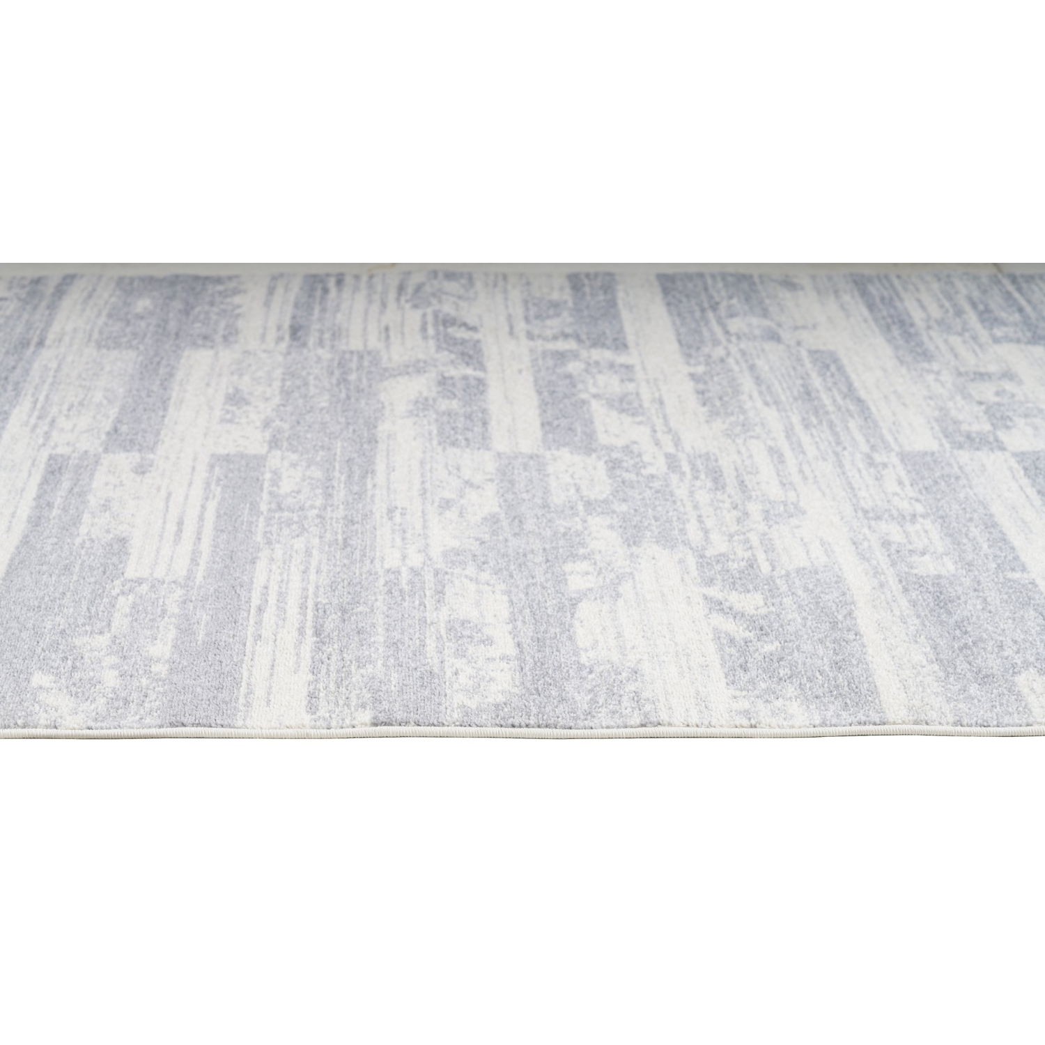 Ladole Rugs Modeno Cream Ivory Abstract Modern Polypropylene Indoor Area Rug Carpet, 4x5