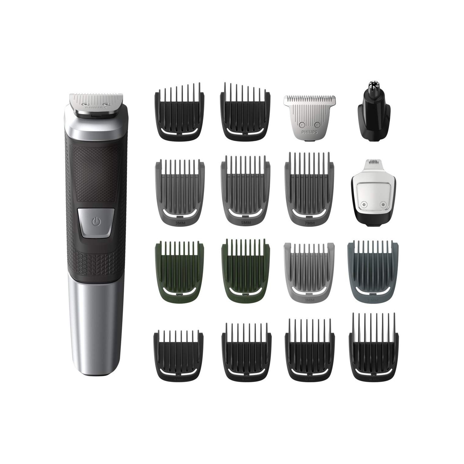 Philips Multi Groomer MG5750/28, beard, body, face, nose, and ear hair trimmer and clipper