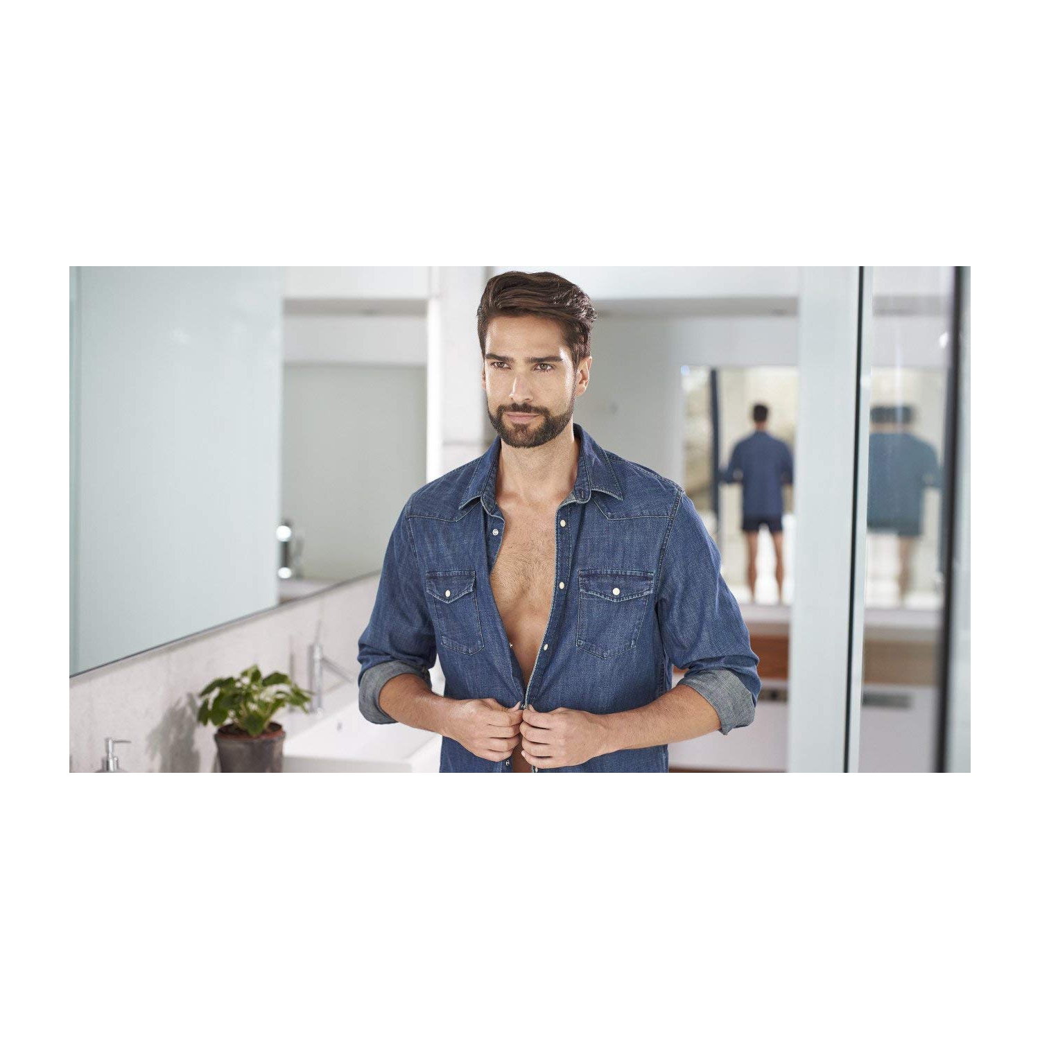 Philips Multi Groomer MG5750/28, beard, body, face, nose, and ear hair trimmer and clipper