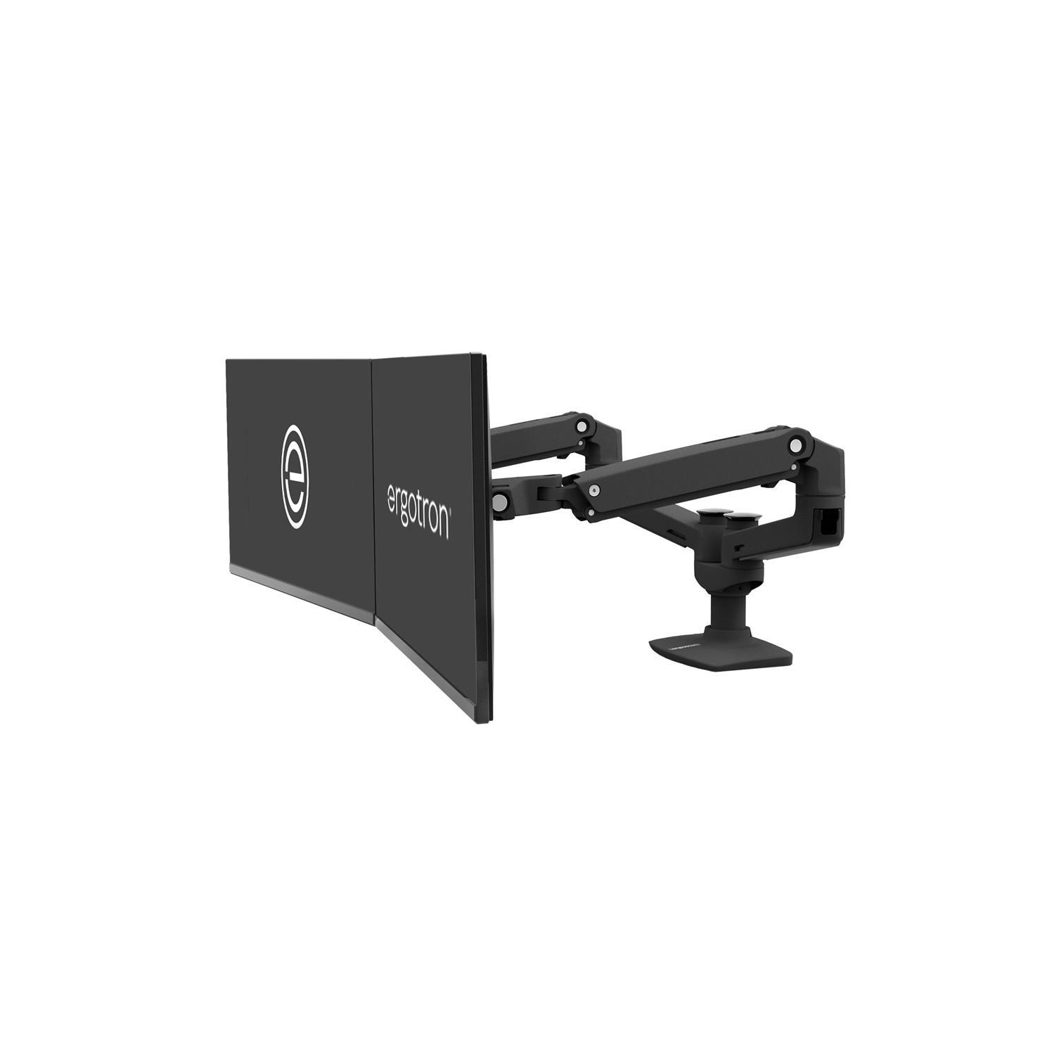 ERGOTRON LX Dual Side-by-Side Arm - (Matte Black)- (45-245-224)