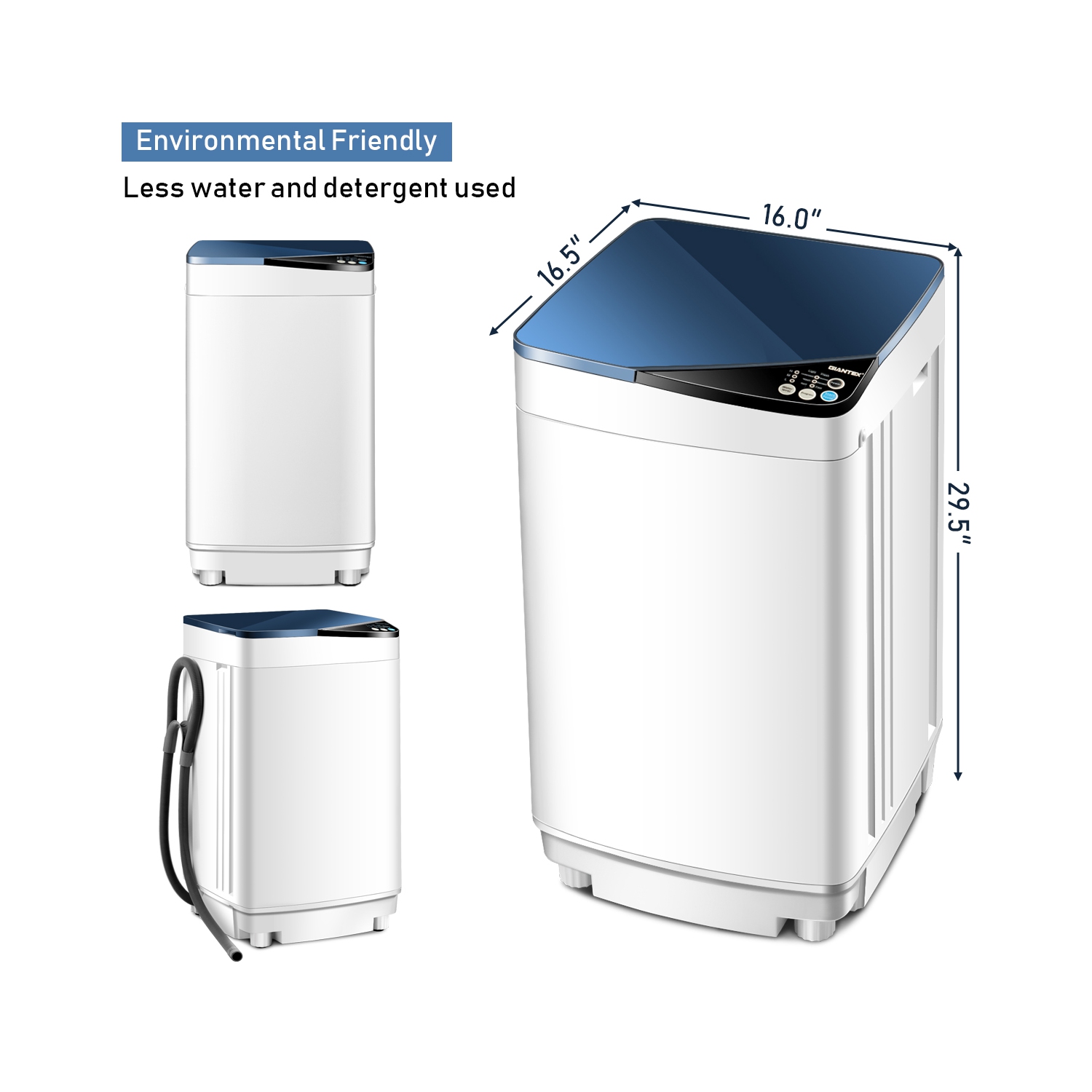 Lave-linge automatique 3,5kg – Avec désinfection UV