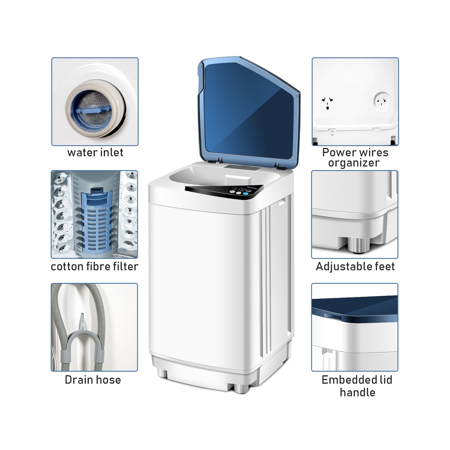 Lave-linge automatique 3,5kg – Avec désinfection UV