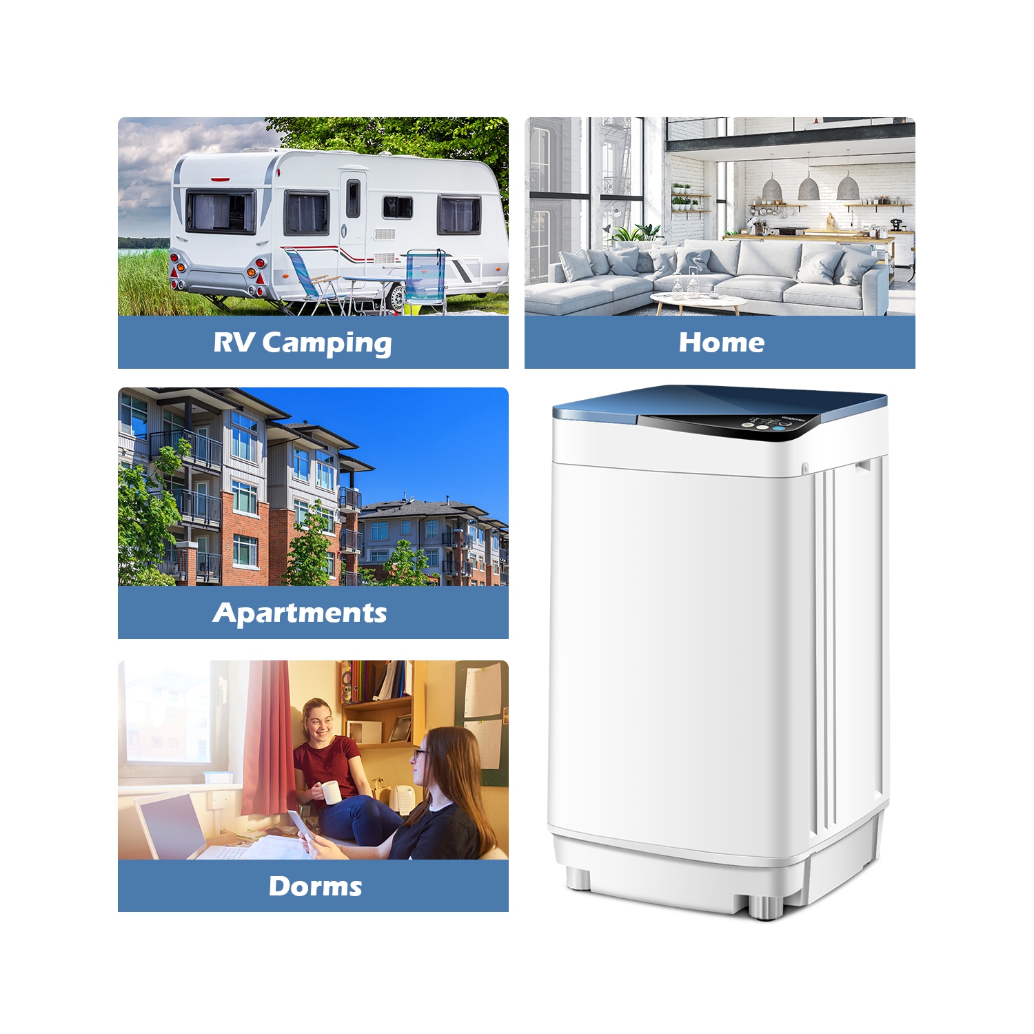 Lave-linge automatique 3,5kg – Avec désinfection UV