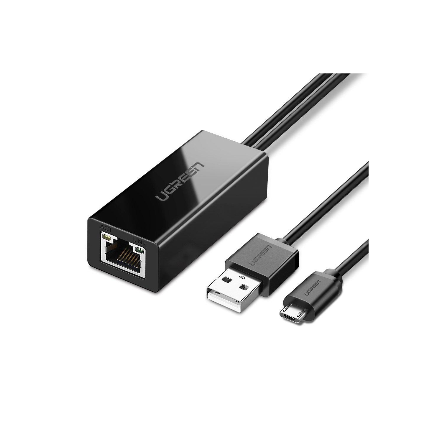 UGREEN Ethernet Adapter for Chromecast and Micro USB TV Sticks, to...