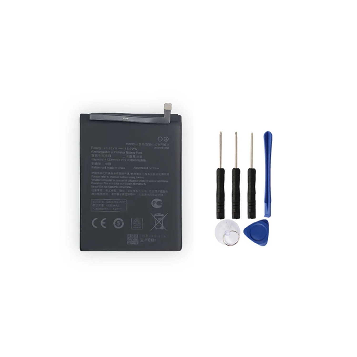 Replacement Battery & Repair Tools Compatible for ASUS Zenfone 3 Max, ZC520TL C11P1611
