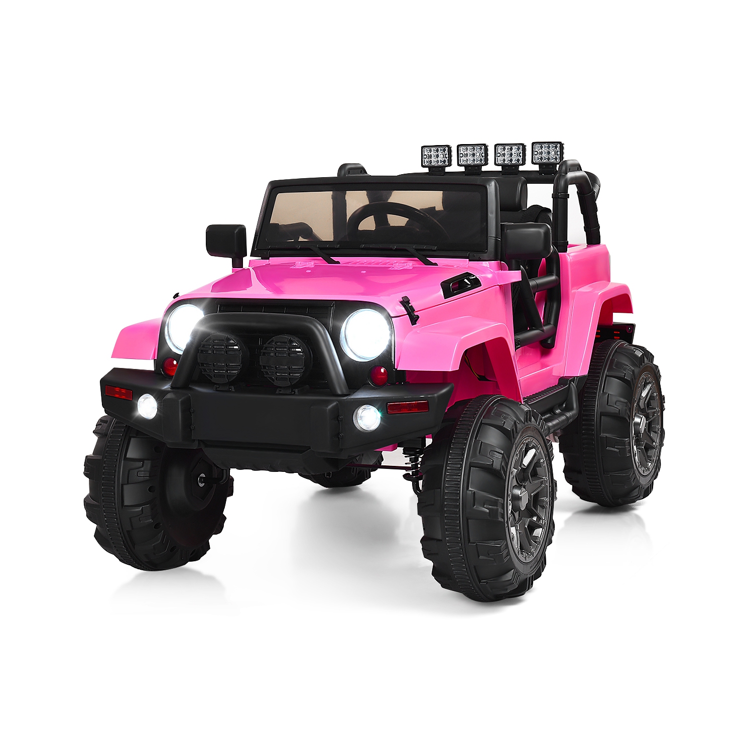 12V Kids Ride On Truck Car w/ Remote Control MP3 Music LED Lights