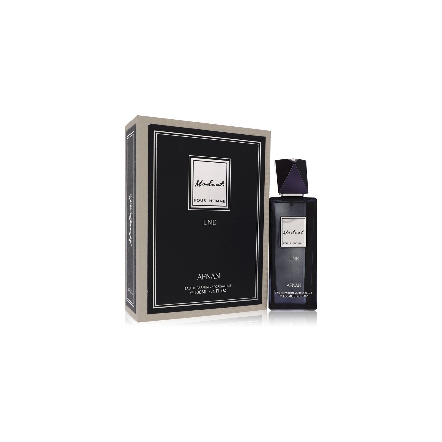 Modest Pour Homme Une by Afnan Eau De Parfum Spray 3.4 oz