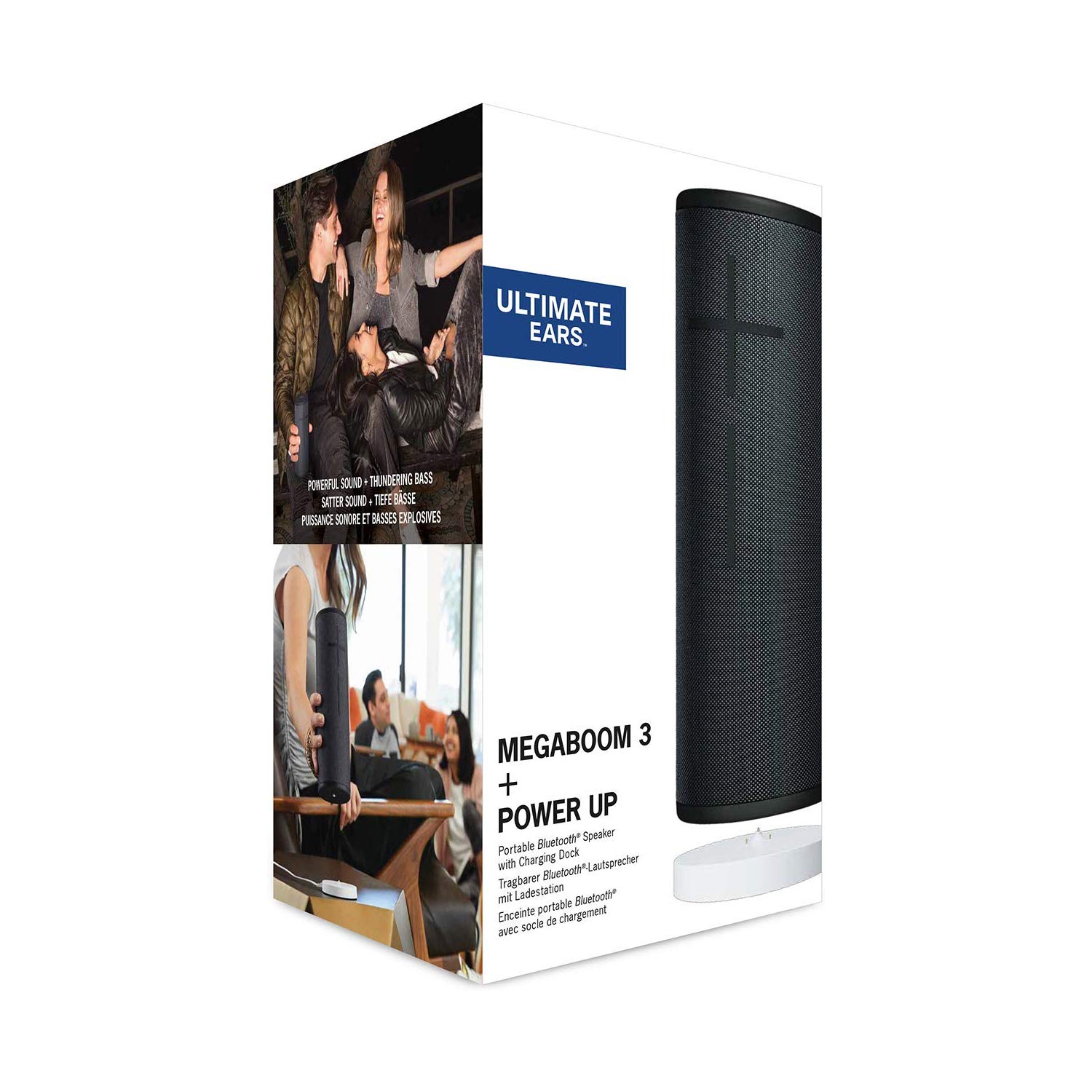 Ultimate Ears – haut-parleur portatif sans fil Bluetooth étanche MEGABOOM 3, noir nuit – tout neuf