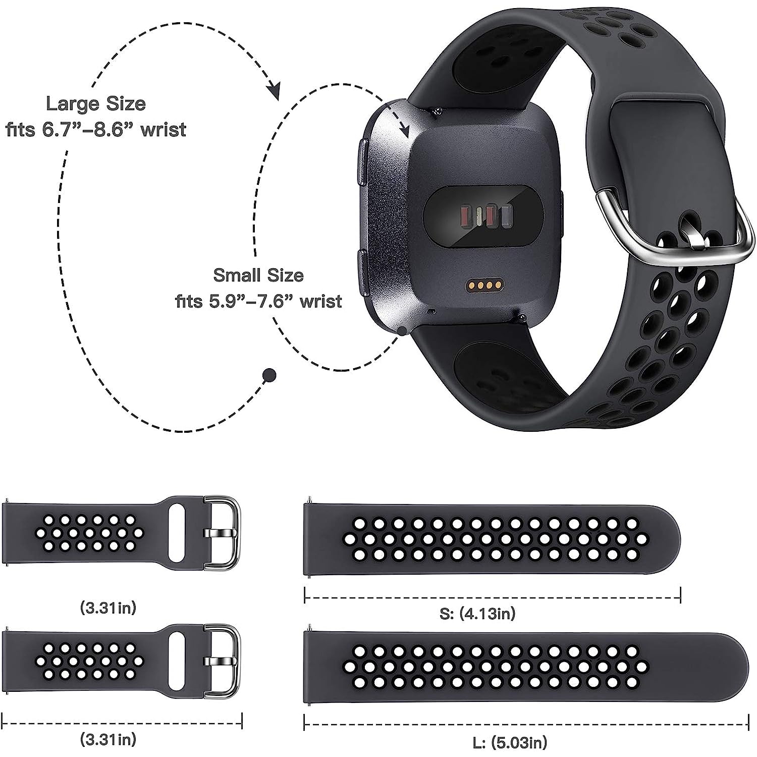 Fitbit versa bands on sale sport