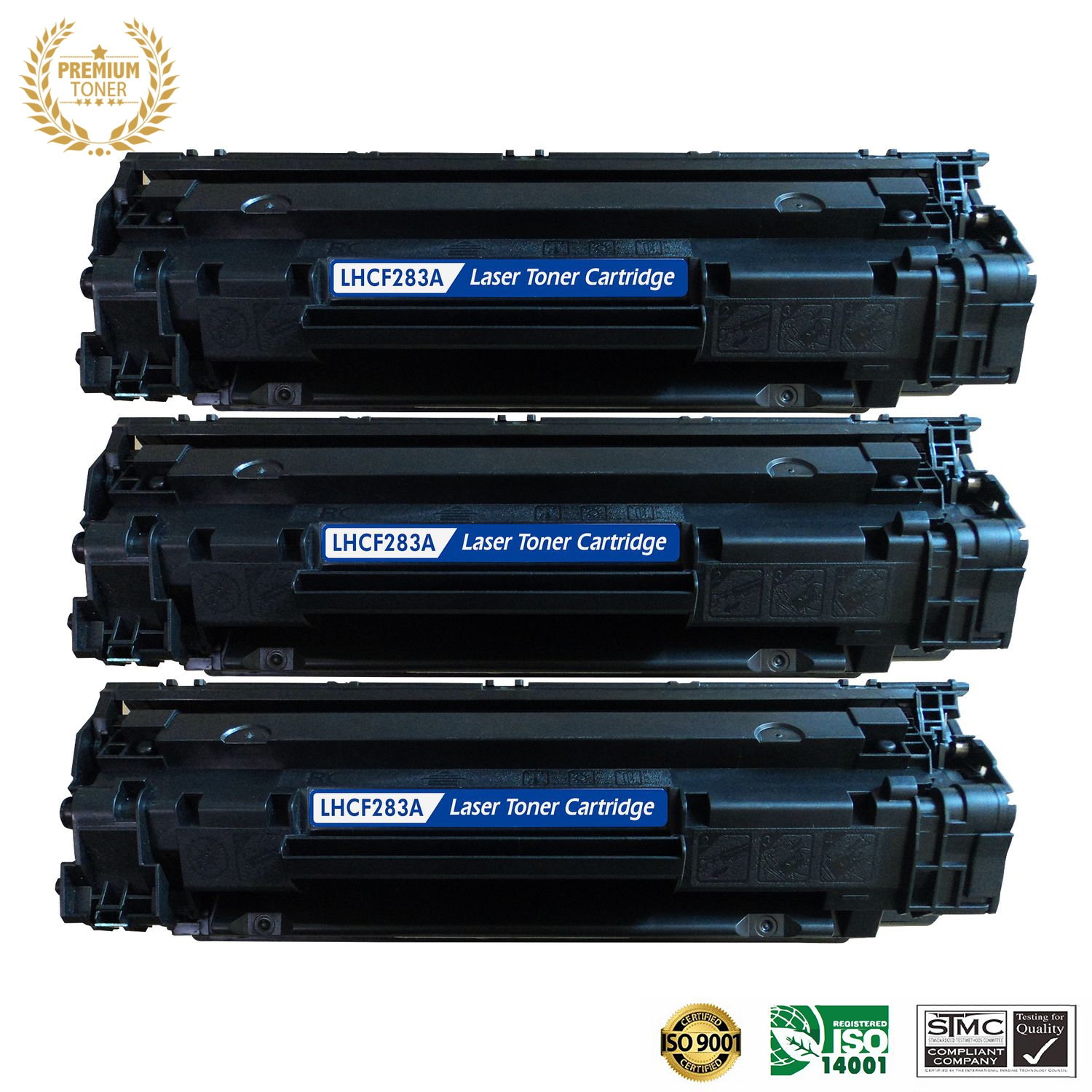 Ultra Toner™ 3 Packs Deal! Superior HP 83A Black Toner Cartridge Premium Quality！