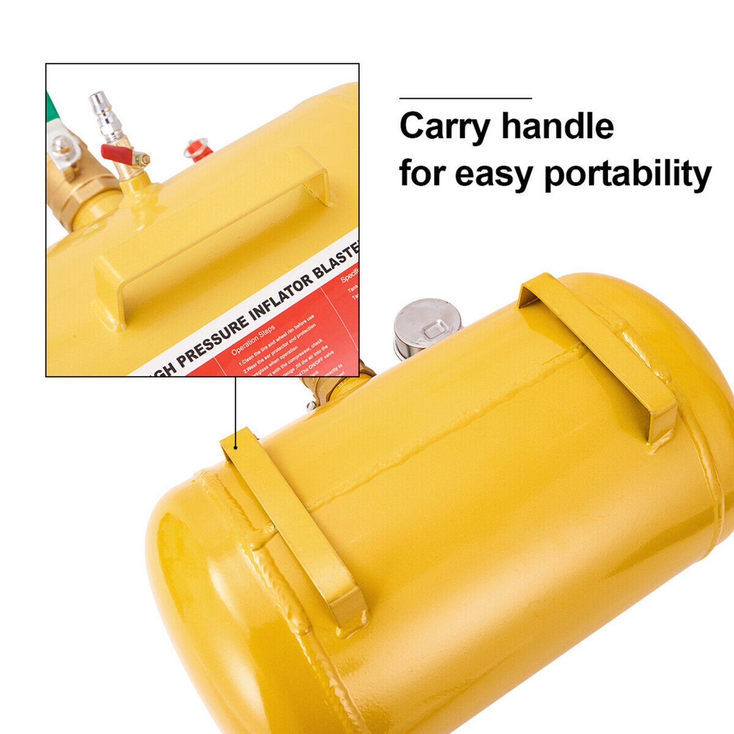 Gymax 5 Gallon Compact Air Tire Bead Seater Blaster Tool