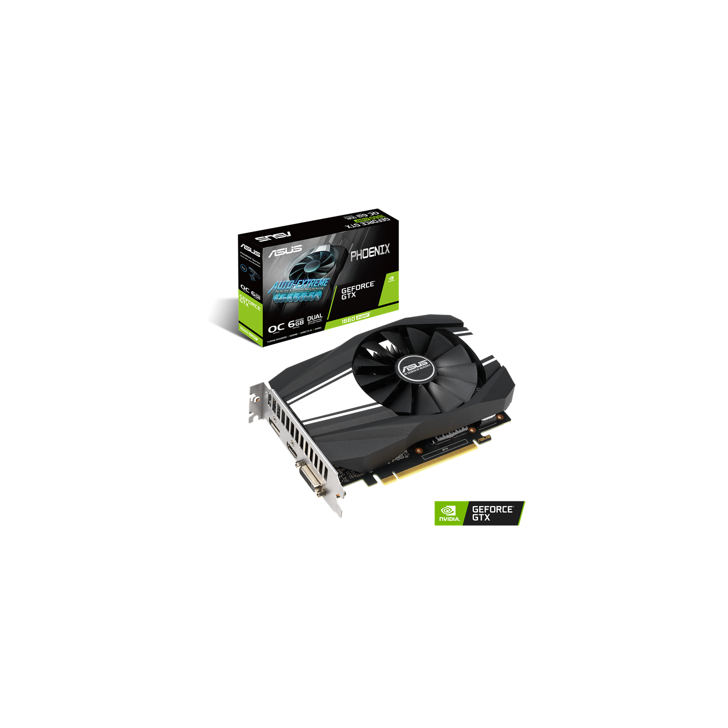 ASUS NVIDIA GeForce GTX 1660 SUPER 6GB GDDR6 Video Card (PH-GTX1660S-O6G)