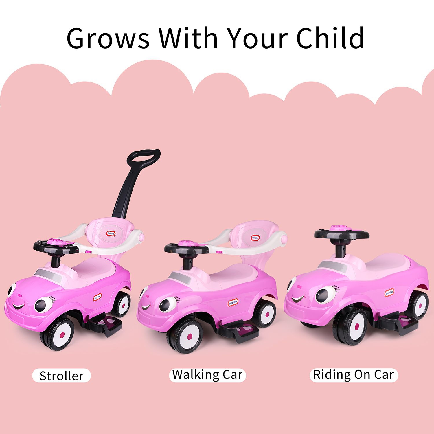 little tikes 3 in 1 ride on car