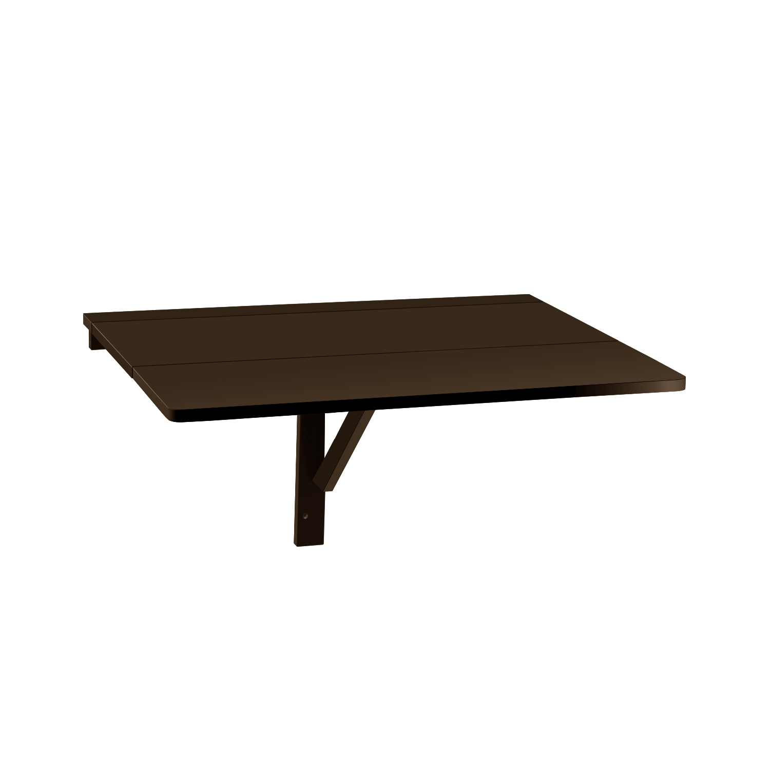 Gymax Wall-Mounted Drop-Leaf Table Folding Kitchen Dining Table Desk Space Saver