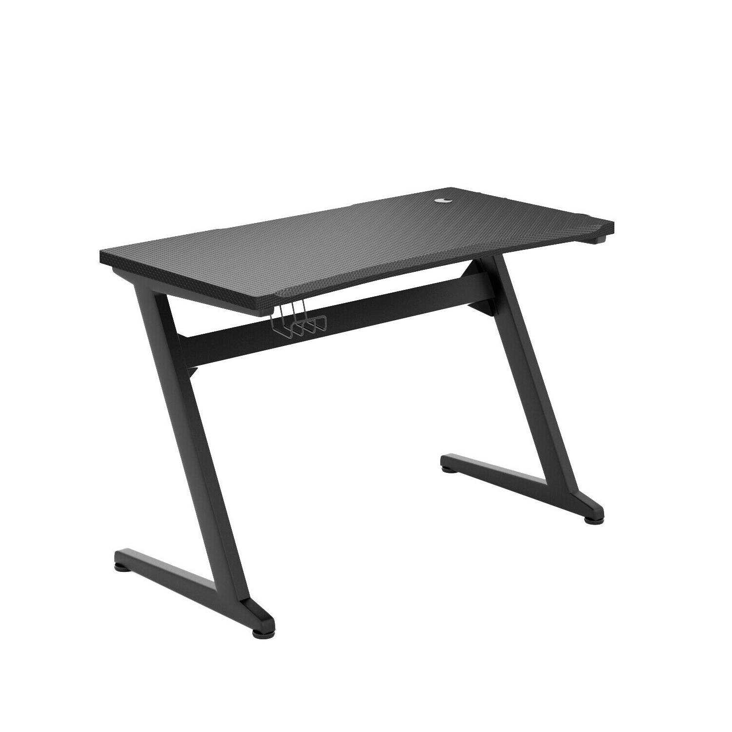 Gymax Gaming Desk Computer Studio Desk PC Table Z Shape Gamer Workstation w/Mousepad