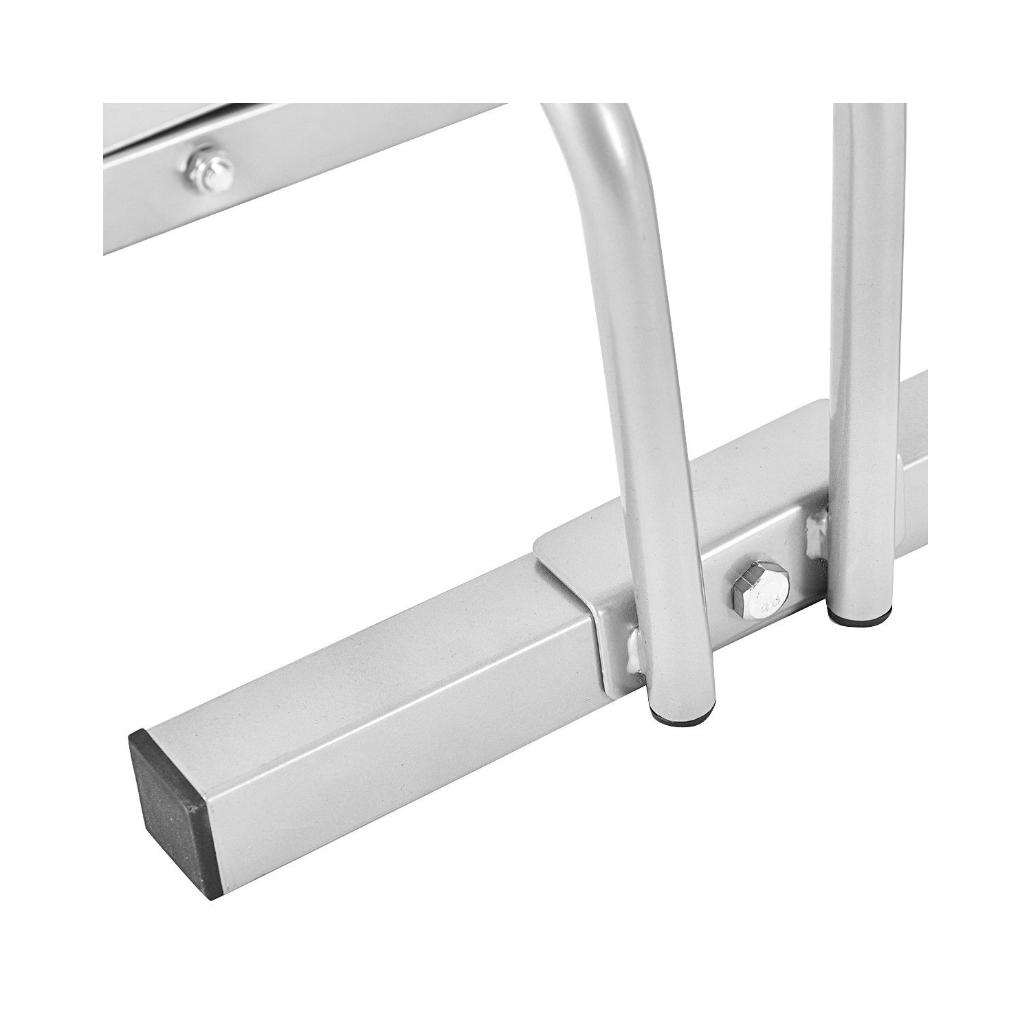 Gymax 6 Bike Bicycle Stand Parking Garage Storage Cycling Rack Silver