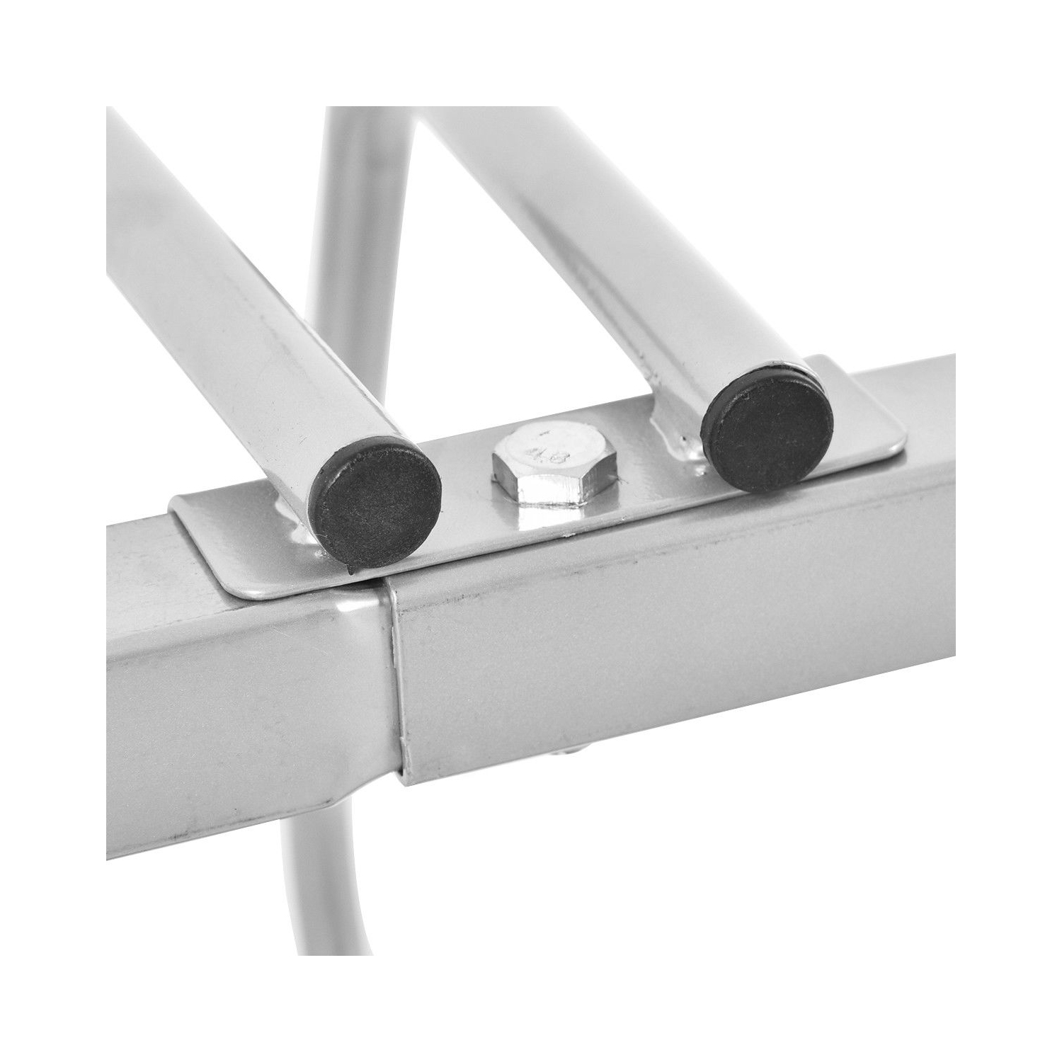 Gymax 6 Bike Bicycle Stand Parking Garage Storage Cycling Rack Silver