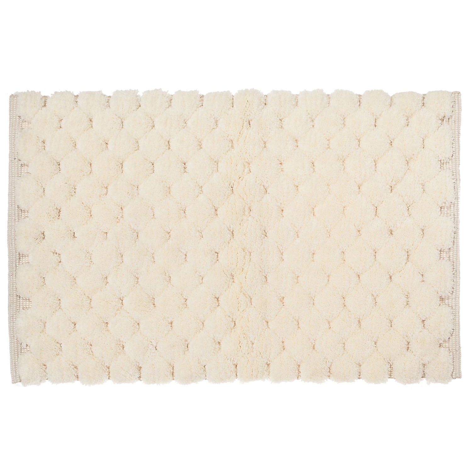 HANDWOVEN POMPOM BATH MAT (20 x 32)
