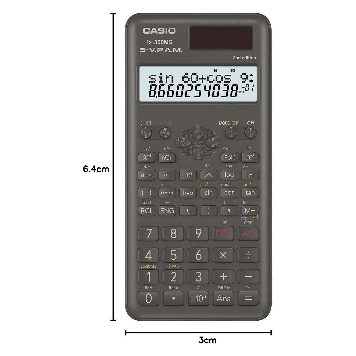 CASIO FX300MSPLUS2 Scientific 2nd Edition Calculator