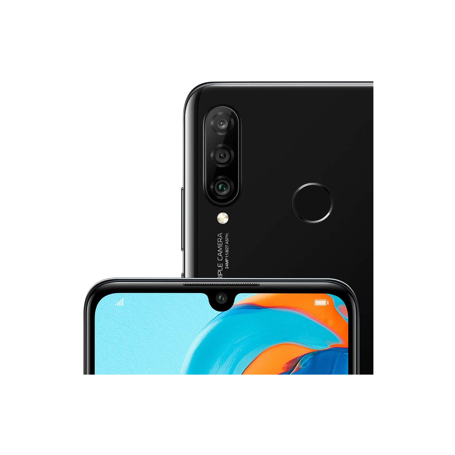 Huawei P30 Lite - Unlocked Phone - Midnight Black - Canadian Version