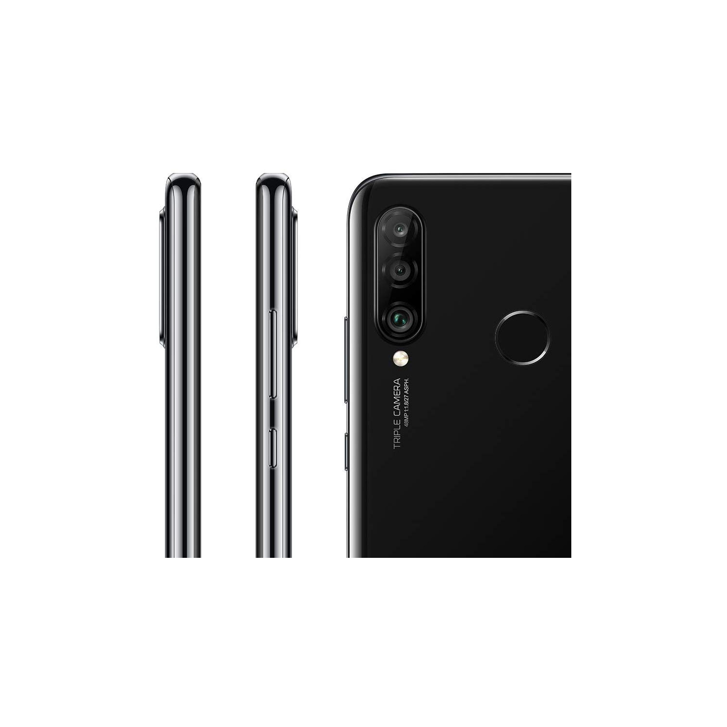 Huawei P30 Lite - Unlocked Phone - Midnight Black - Canadian Version