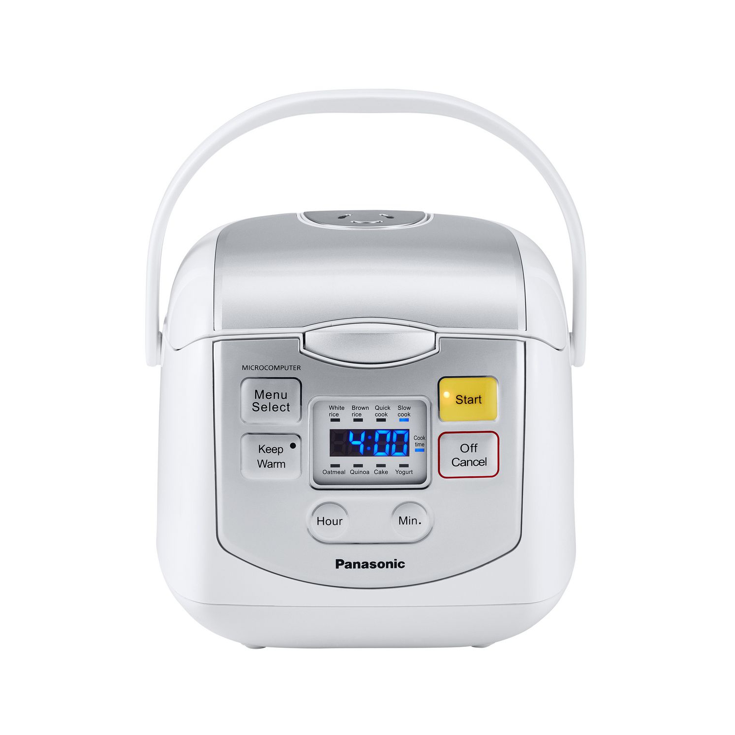 Panasonic Rice Cooker 4-cup, Microcomputer Controlled-White-Open Box