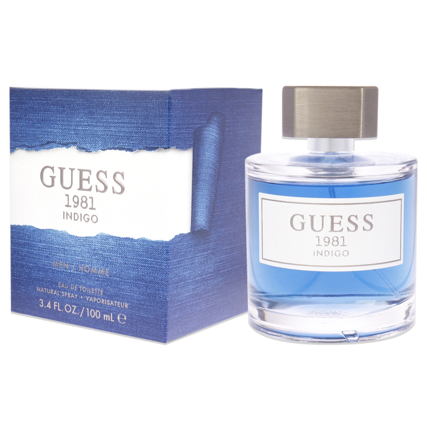 Guess 1981 Indigo par Guess Eau De Toilette Vaporisateur 3.4 oz