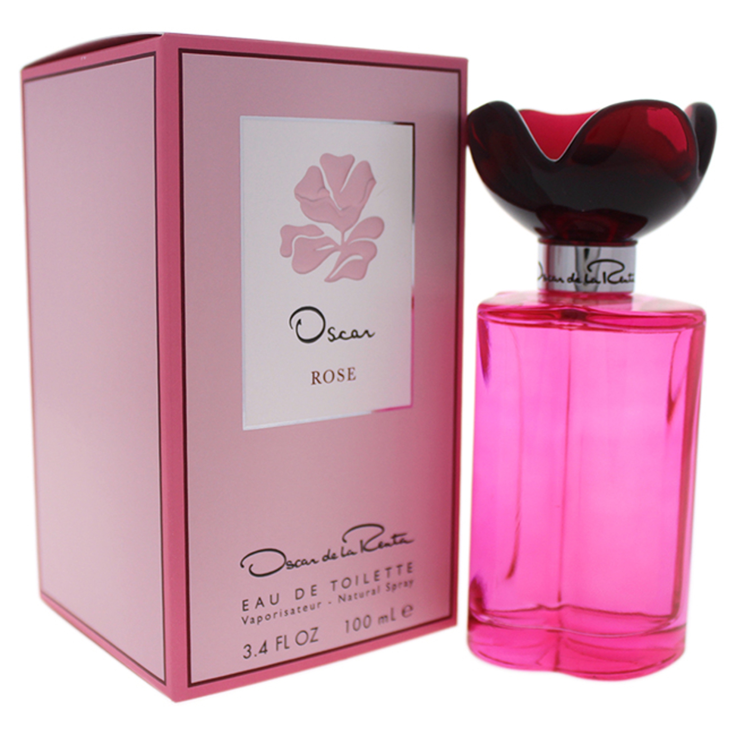 Oscar Rose par Oscar De La Renta Eau De Toilette Vaporisateur 3.4 oz