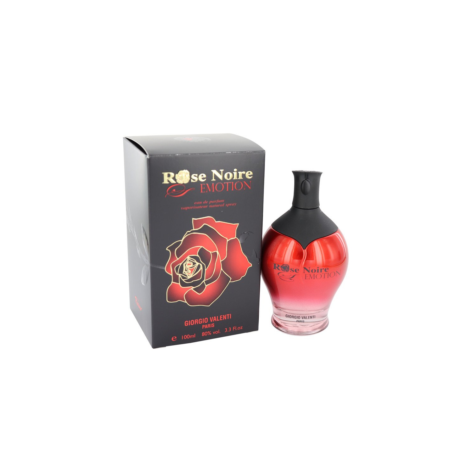 Rose Noire Emotion by Giorgio Valenti, 3.3 oz EDP Spray for Women