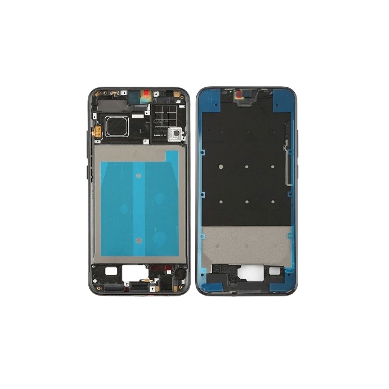 Replacement Front Housing LCD Frame Bezel Plate Compatible With Huawei Honor 10 - Black