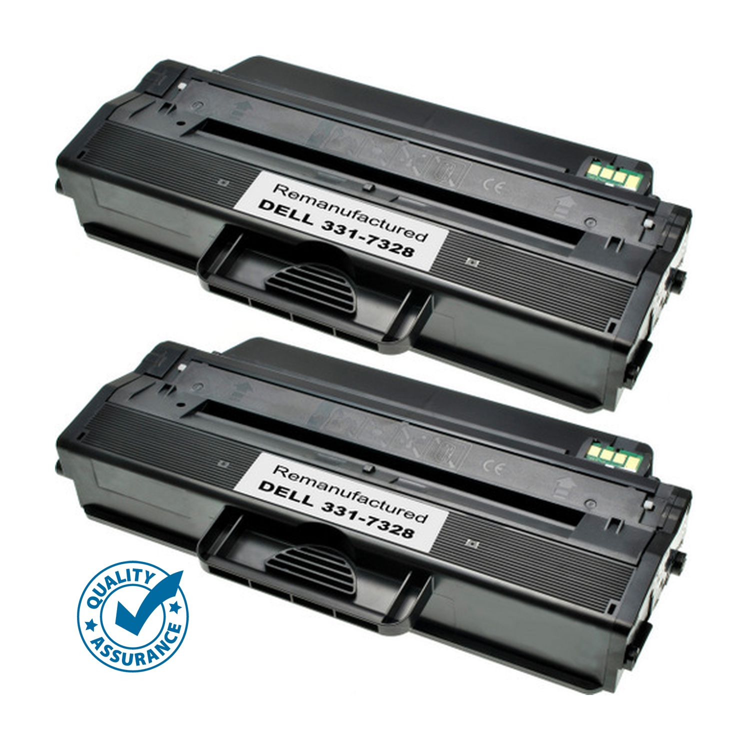 Printer Pro™ 2 Pack Deal! Compatible Dell 331-7328 Black Toner Cartridge - Dell Printer B1260/Dell B1265