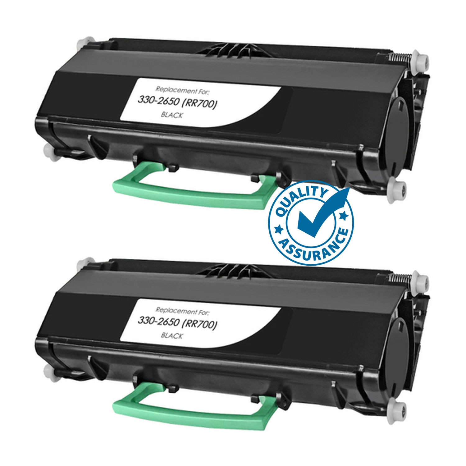 Printer Pro™ 2 Pack Deal! Compatible Dell 330-2650 /330-2667 (PK941) Black Toner Cartridge - Dell 2330/ Dell 2350