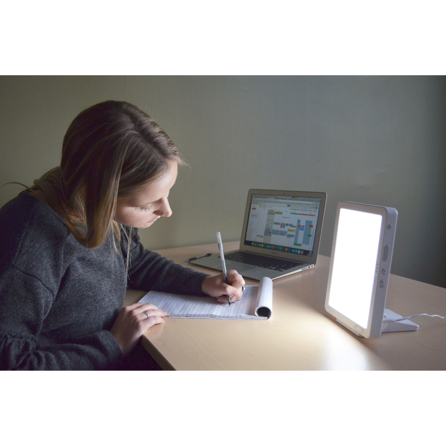 Lampe de table énergétique à spectre complet DEL SPA50CA de PureGuardian