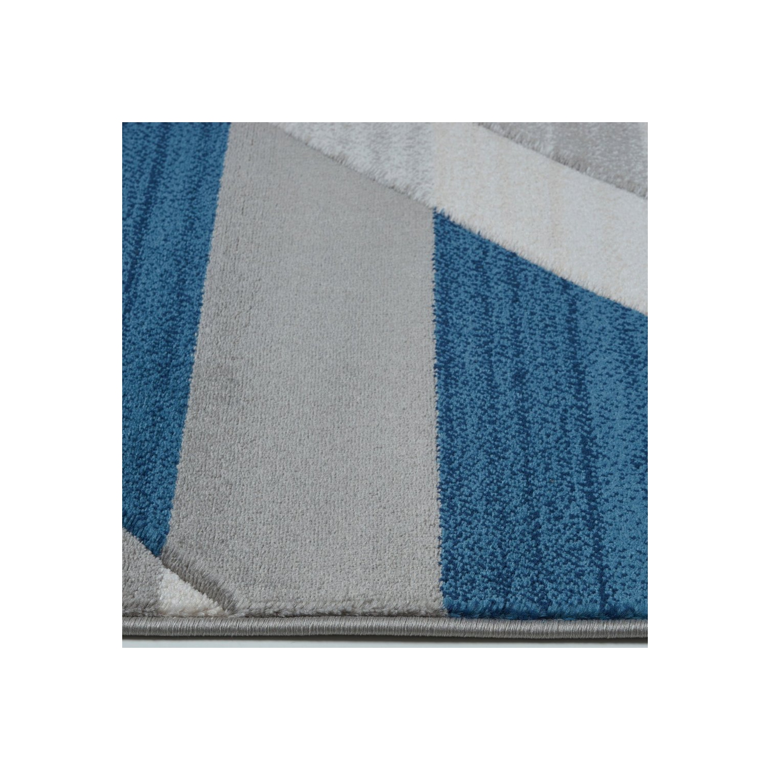 Tapis d’intérieur doux et moderne, moquette pour chambre à coucher, salle à manger, gris-bleu, 2 pi x 3 pi 3 po