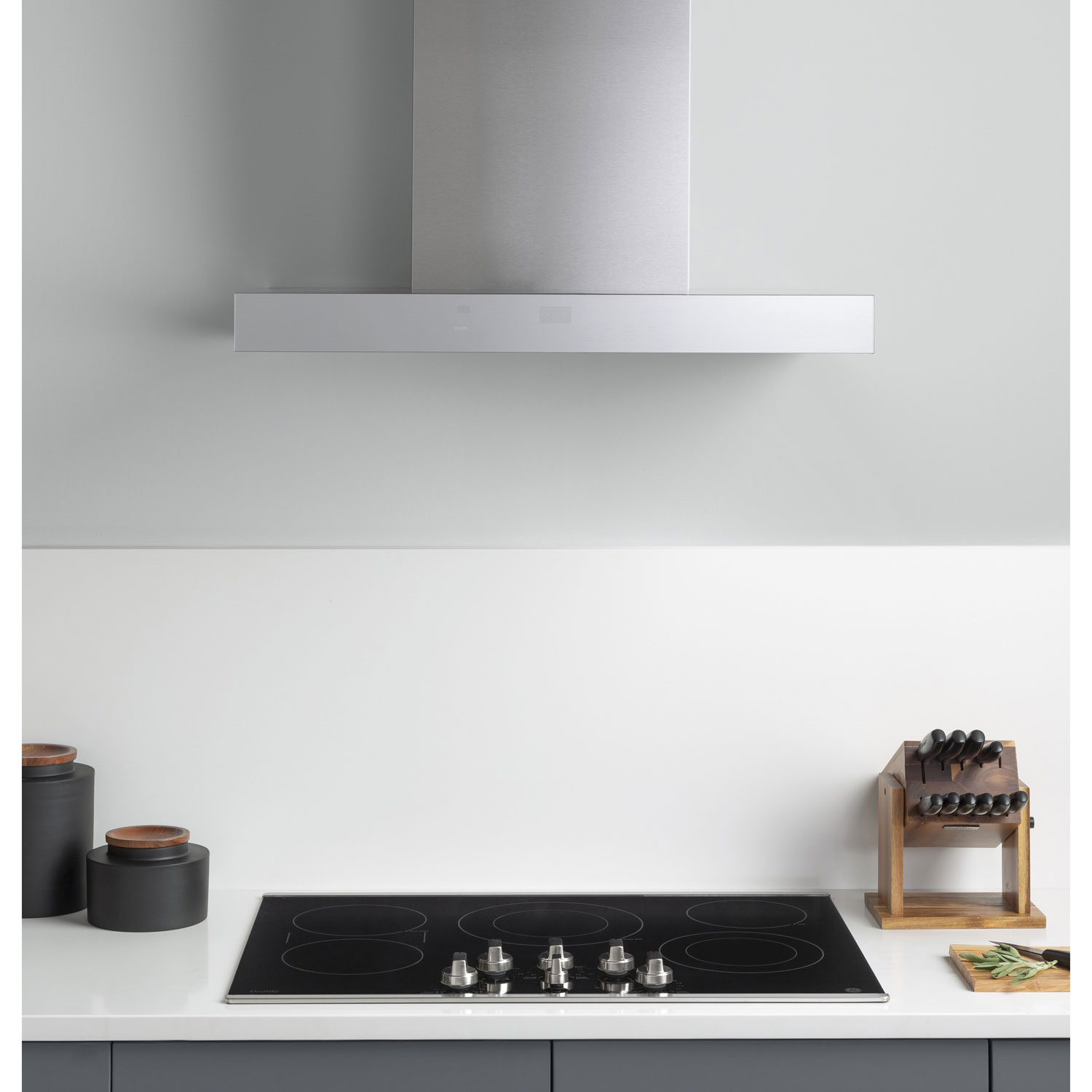 GE Smart Designer 30" Wall Mount Range Hood - Stainless Steel