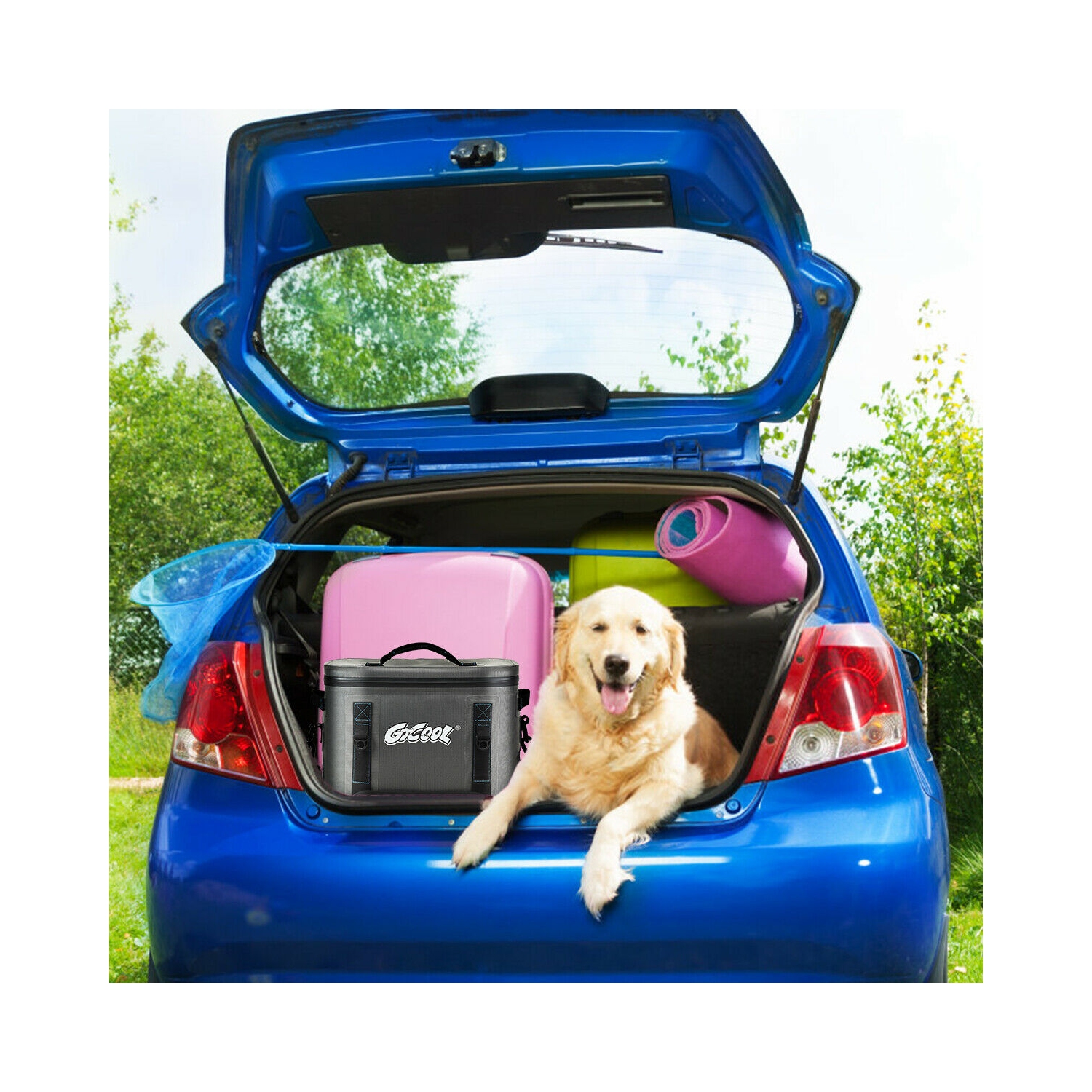 Gymax 30 Cans Soft Portable Cooler Bag Leak-Proof Insulated Water-Resistant For Picnic