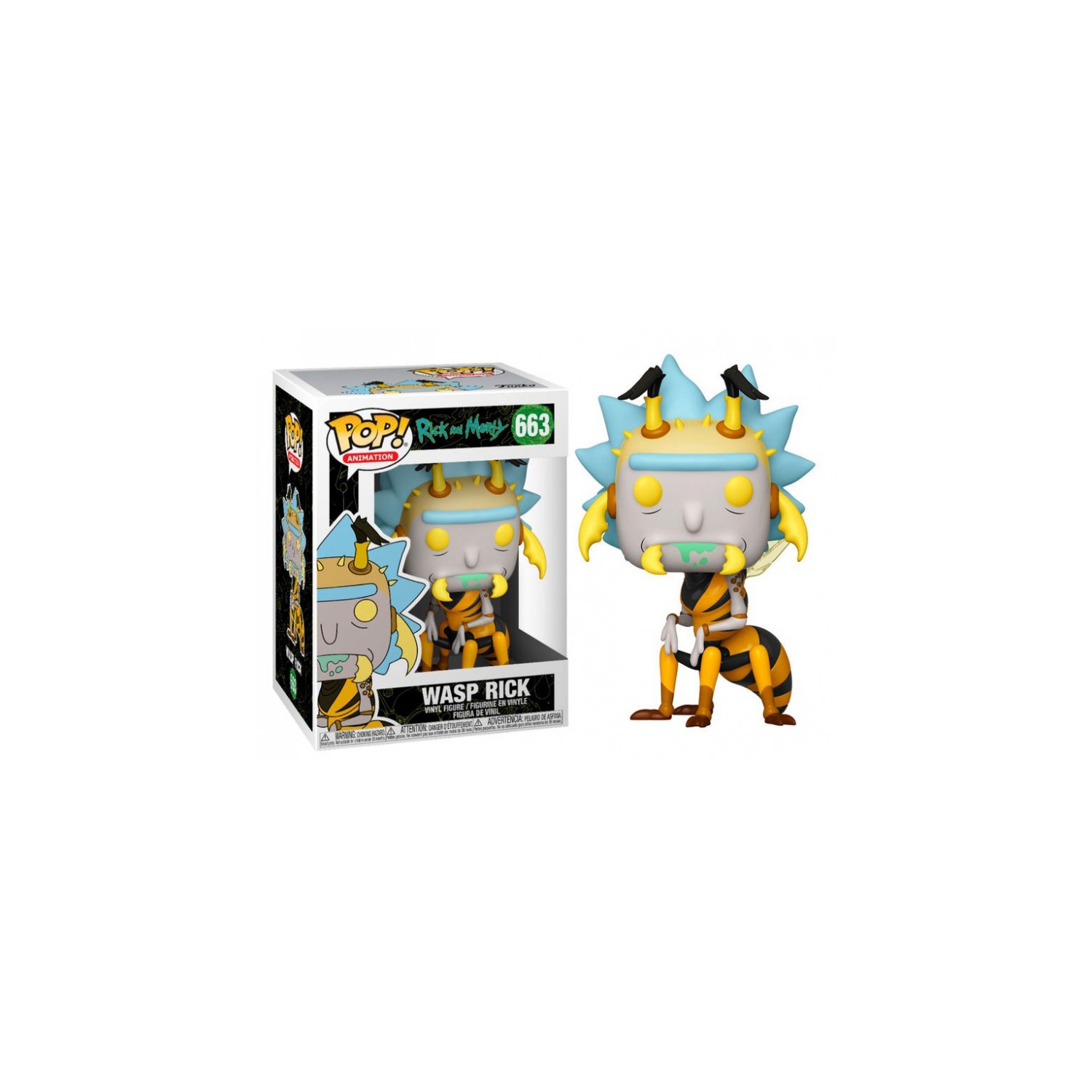 Pop! Figurine de 3.75 po Rick and Morty - Wasp Rick #663