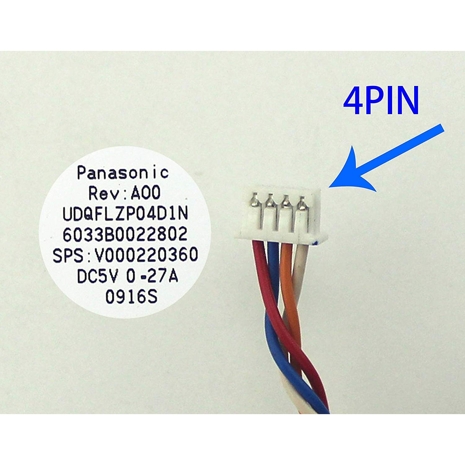 Ventilateur de rechange pour unité centrale de Toshiba Satellite C650 C655 C655D V000220360 à 4 broches 4 C65D C650 de Toshiba