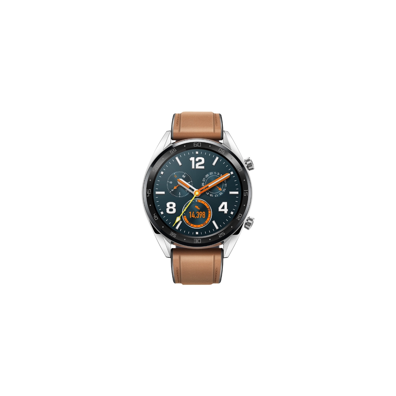 Huawei Watch 55023263 Fit Watch GT Classic Fortuna-B19V Brown Stainless steel Retail