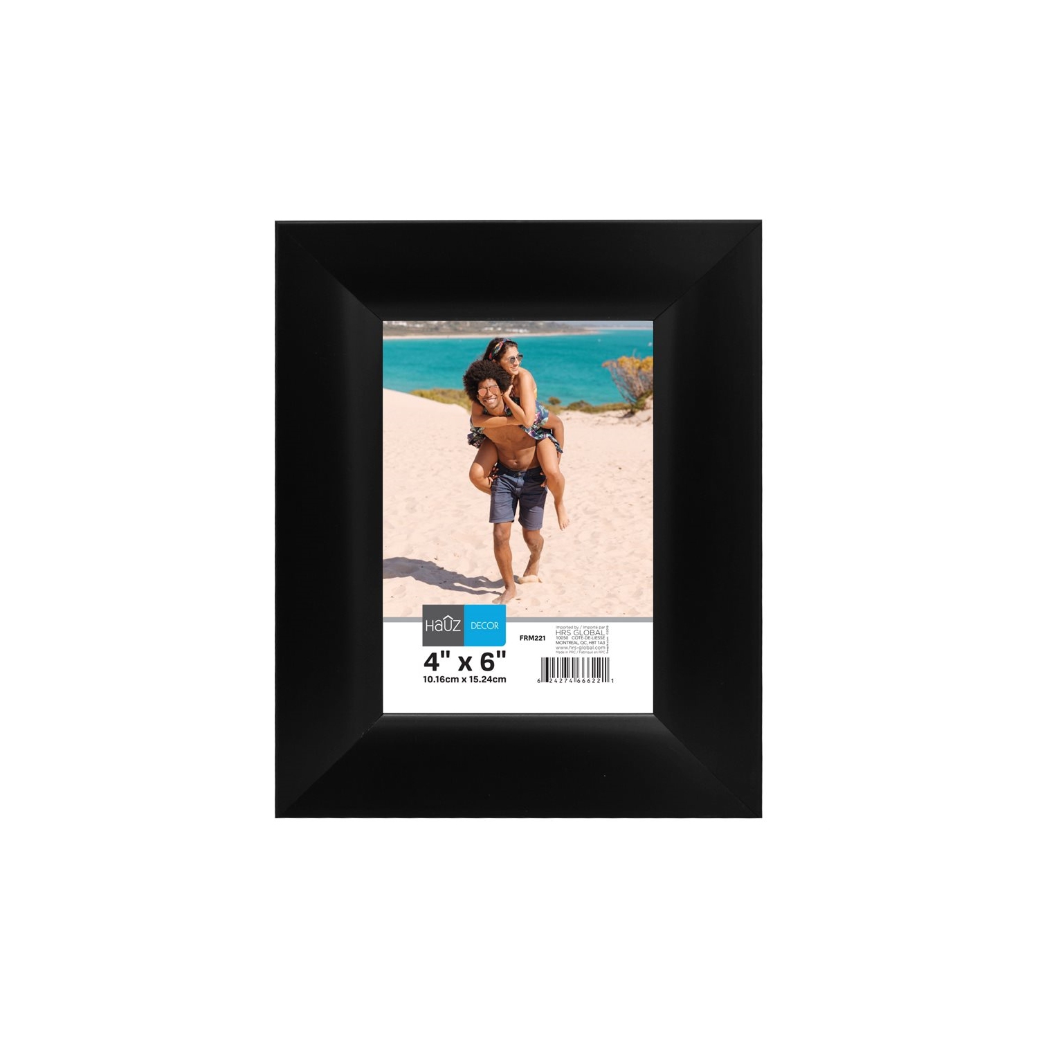 Hauz FRM989 Cadre pour Photo ou Document 8.5X11'', Marron