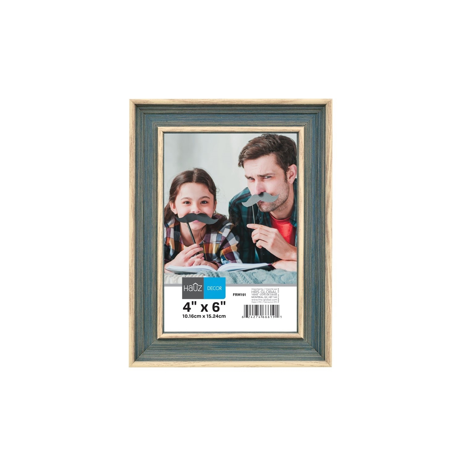 Hauz FRM934 Cadre Clip pour Photo en Acrylique 8.5X11'', Transparent