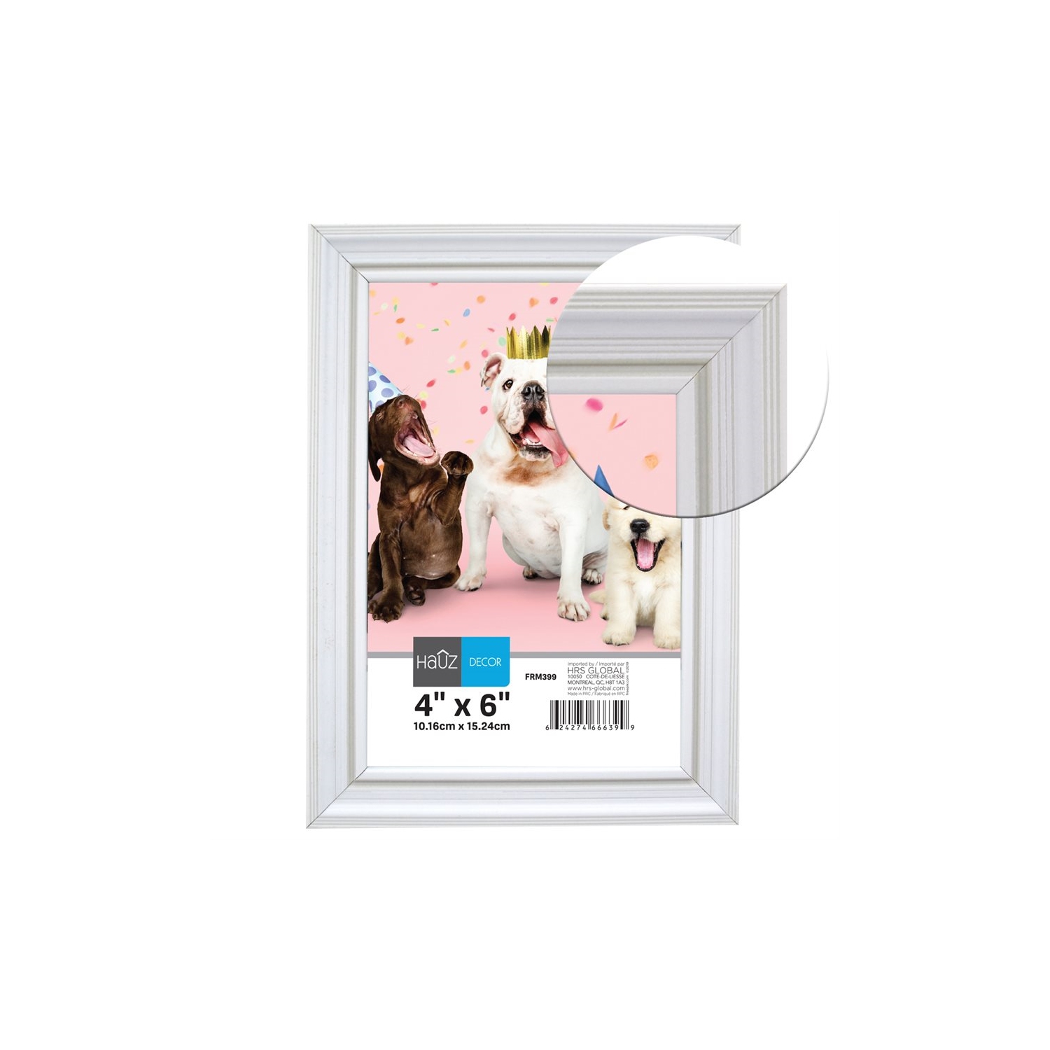 Hauz FRM207 Cadre pour Photo 5X7'', Bleu