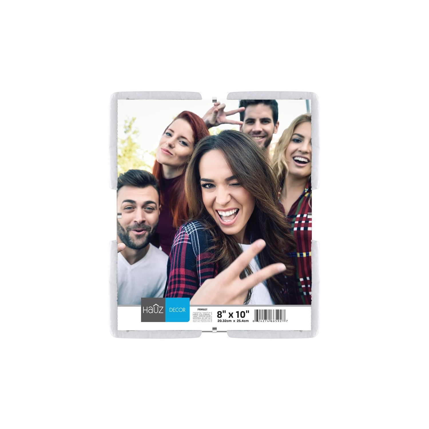 Cadre à pince en acrylique 8X11 po FRM927 de Hoz, transparent