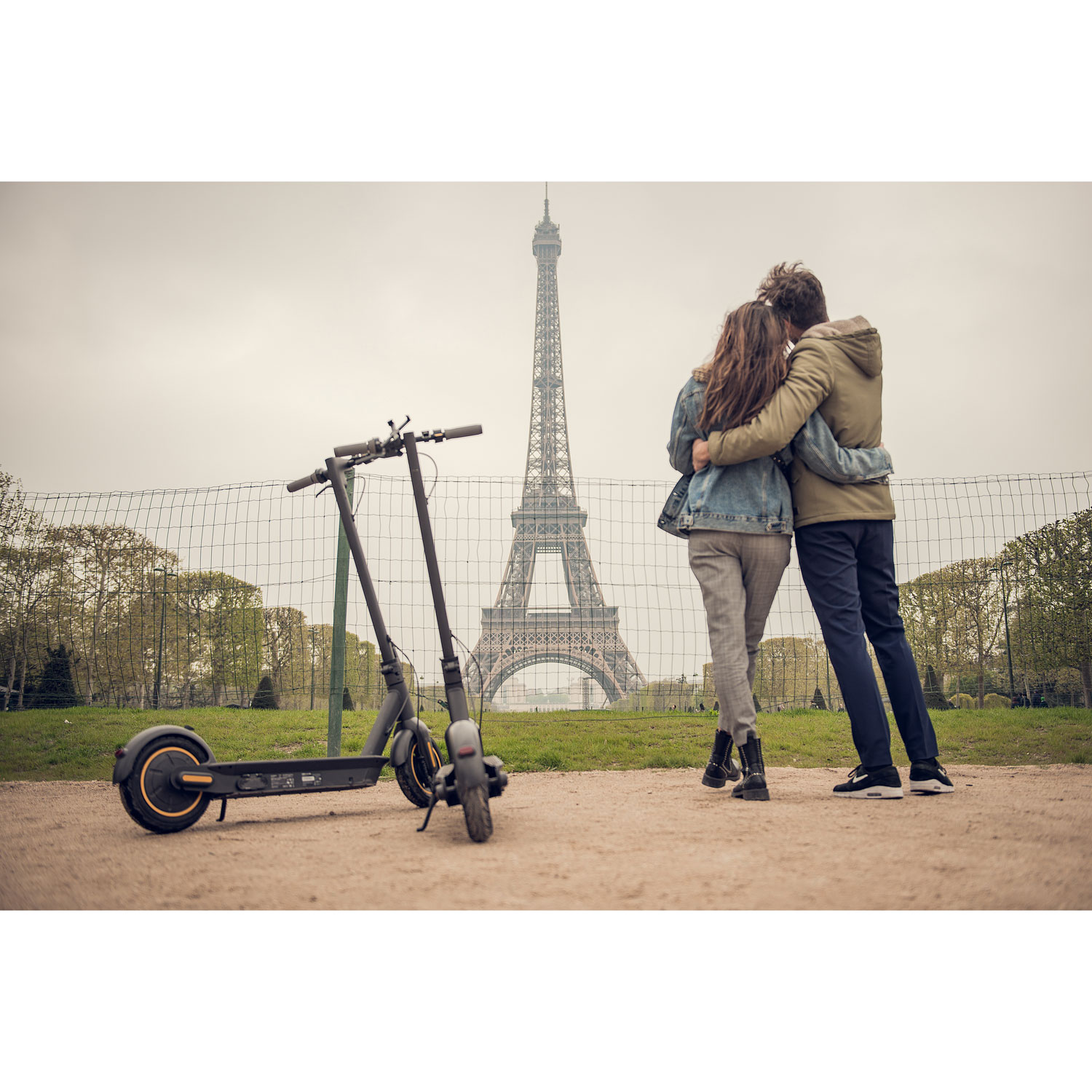 Trottinette électrique pour adulte Ninebot G30P MAX de Segway - Gris foncé