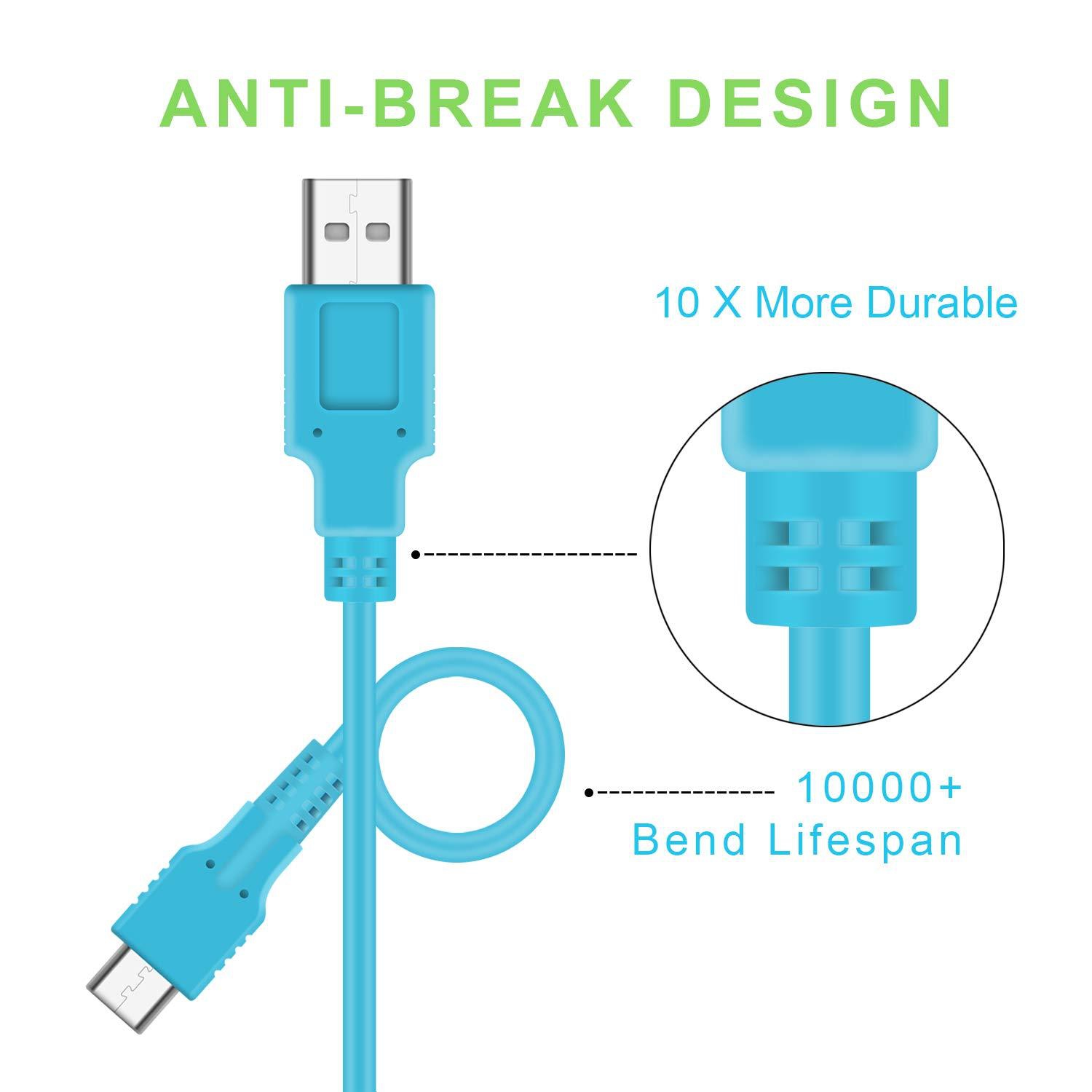 USB C Charger for Nintendo Switch, Fast Charging Cable Blue