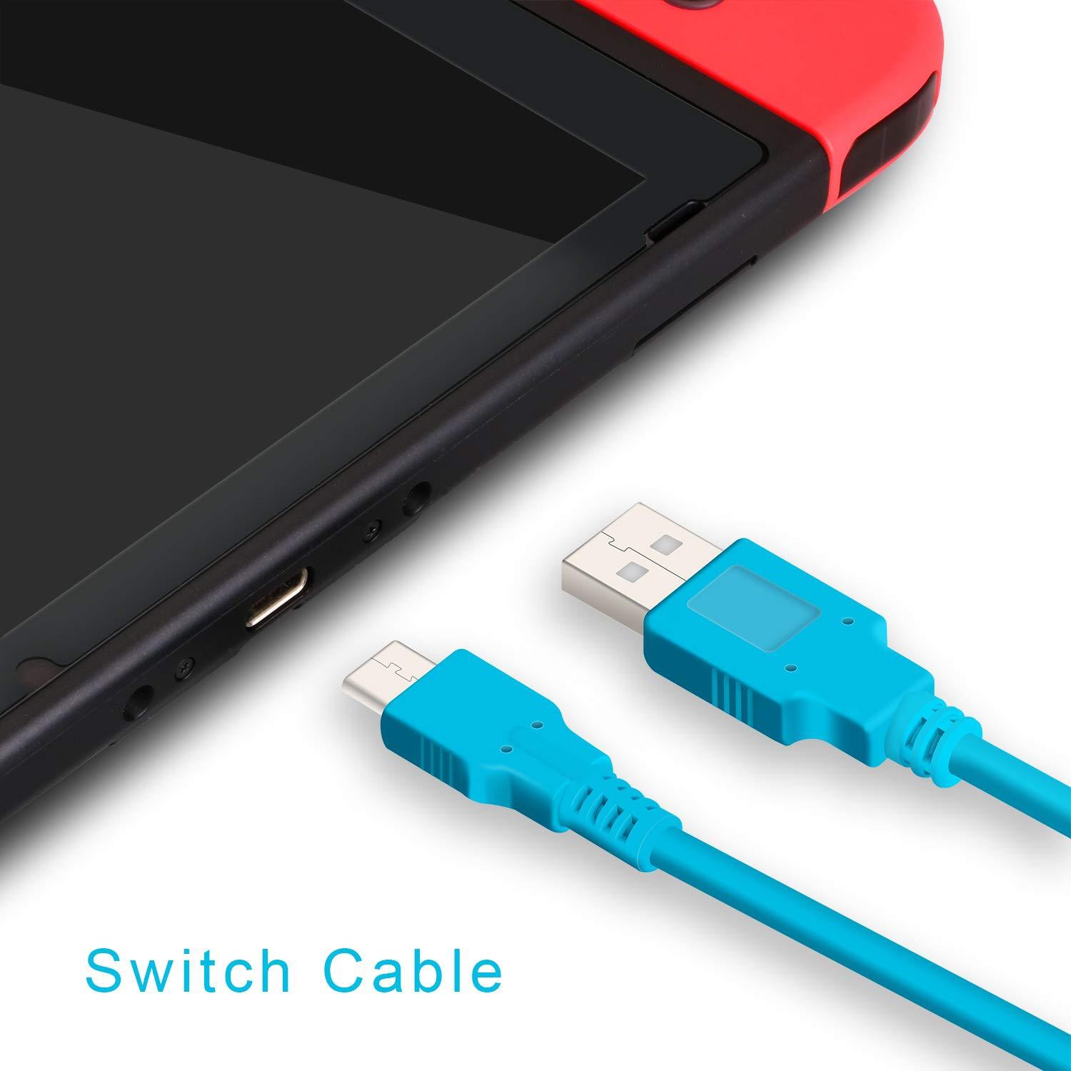 USB C Charger for Nintendo Switch, Fast Charging Cable Blue