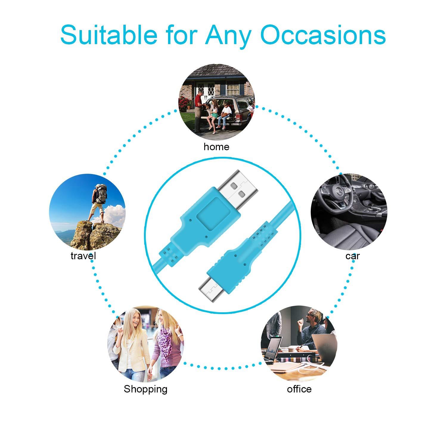 USB C Charger for Nintendo Switch, Fast Charging Cable Blue