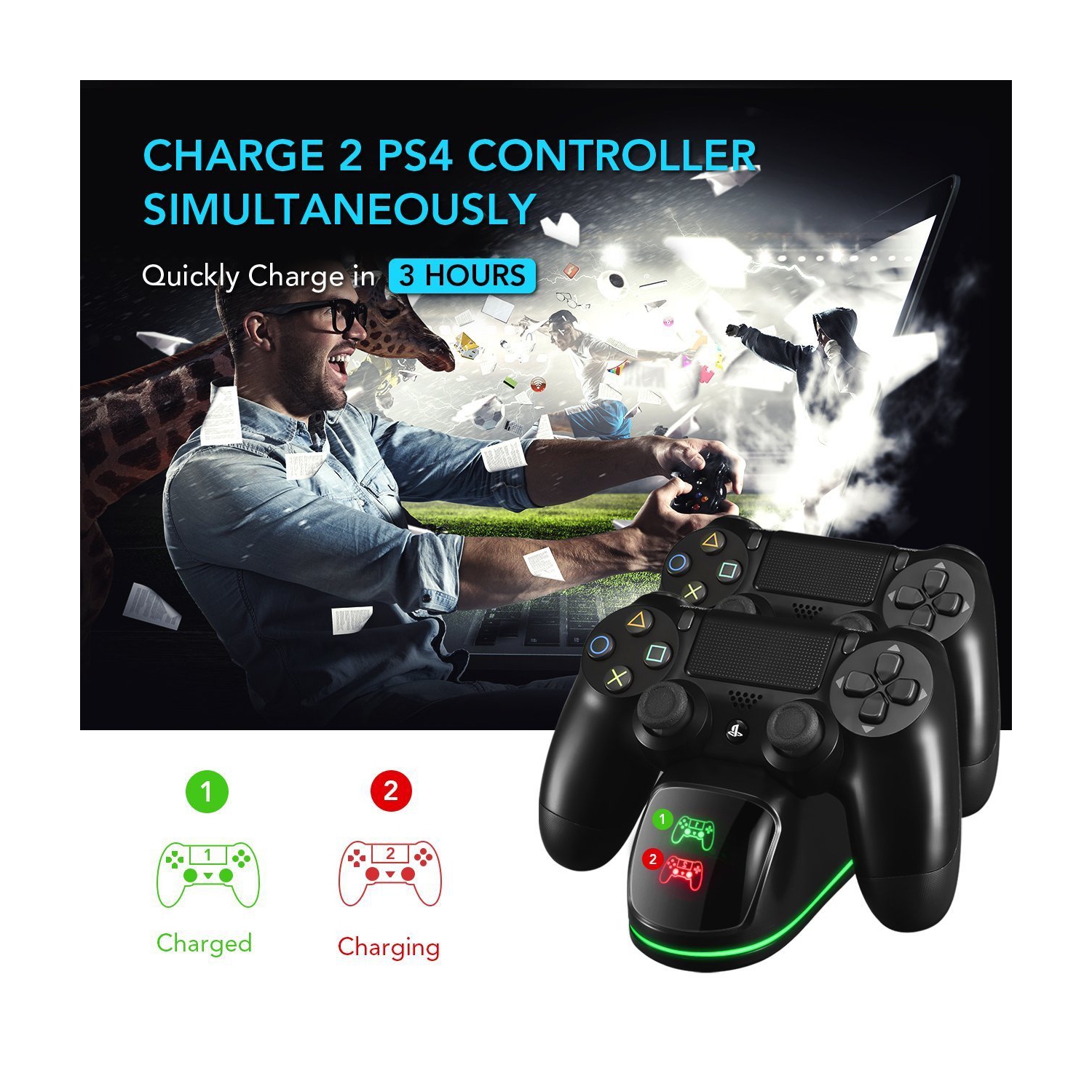 pictek ps4 controller