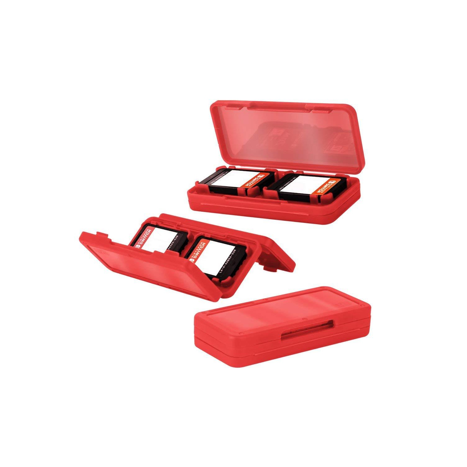 Switch Accessories, Orzly Essentials Pack for Nintendo (Bundle RED